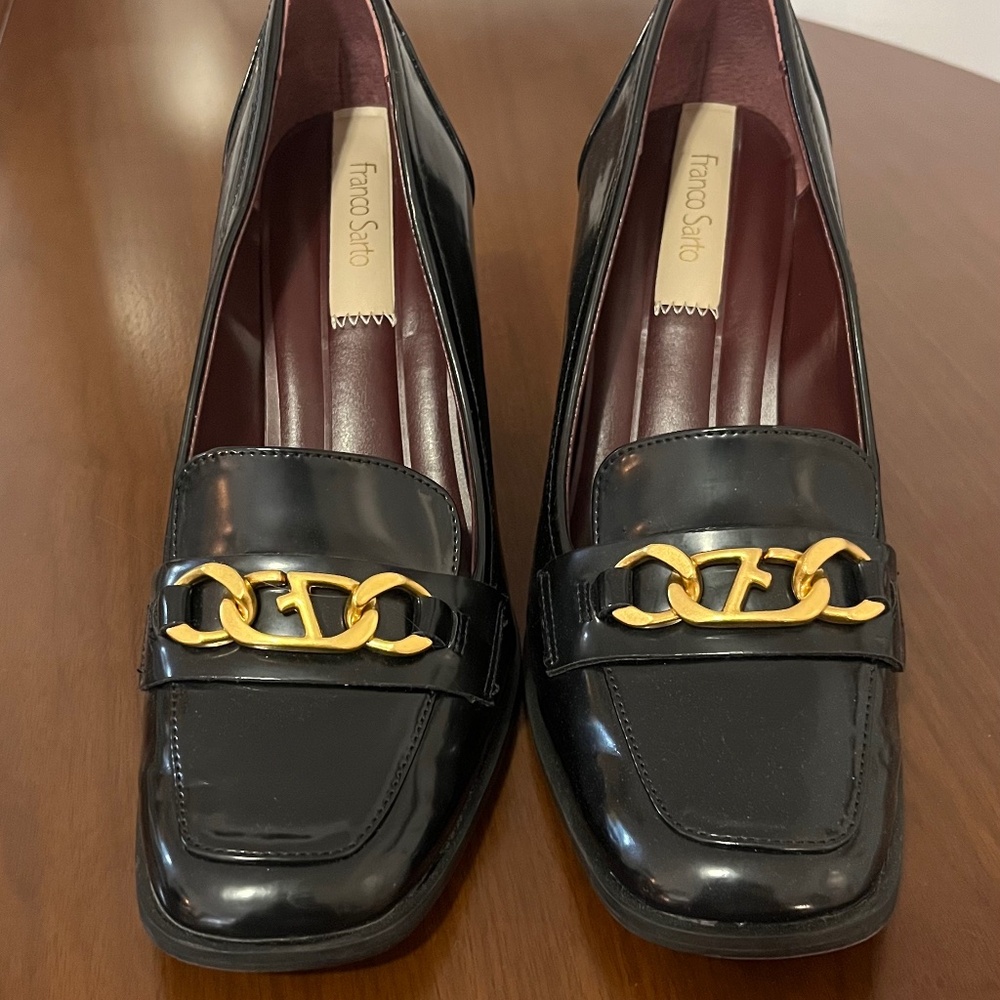 Black Faux Leather
